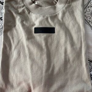 Essentials Beige T-Shirt for Men